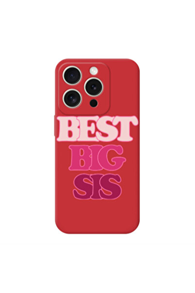 Other Apple iPhone 15 Pro Be Creative Red Colored Silicone TPU Θήκη