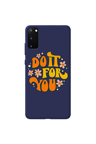 Other Samsung S20 Do it For You Dark blue Colored Silicone TPU Θήκη
