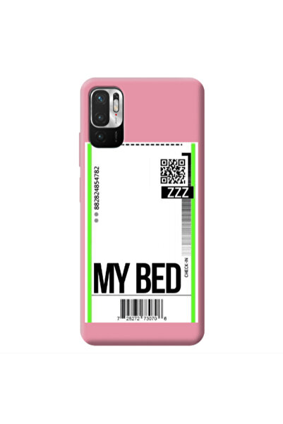 Other Xiaomi Redmi Note 10 Pro 5G My Bed ZZZ Pink Colored Silicone TPU Θήκη