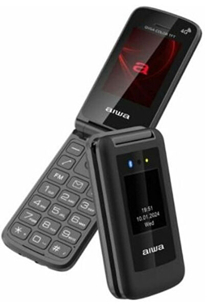 Aiwa FP-30 Κινητό τηλέφωνο διπλής SIM με μεγάλα κουμπιά, μαύρο