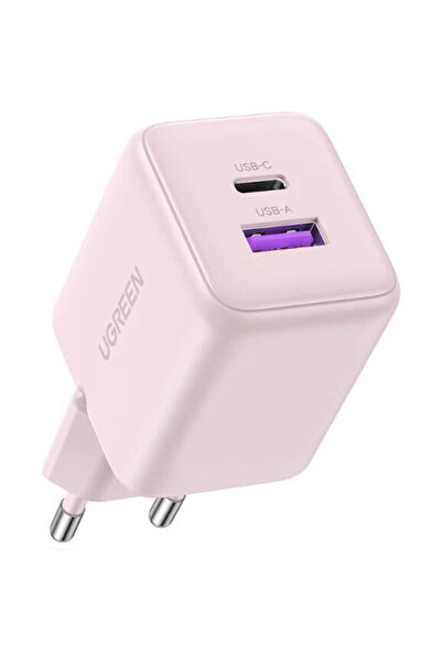 Ugreen Φορτιστής χωρίς καλώδιο GaN με θύρα USB-A και θύρα USB-C, 30W Γρήγορη ...