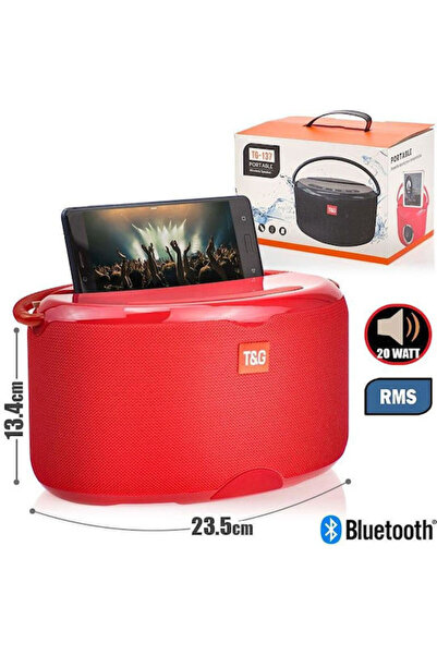 OEM Ηχείο Bluetooth Hi-Fi με Αληθινά Μπάσα, Κόκκινο
