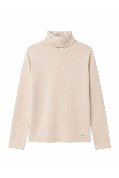 MAYORAL Girl's Turtleneck Long Sleeve Basic Knitwear Top 8-18 Years Old Cream