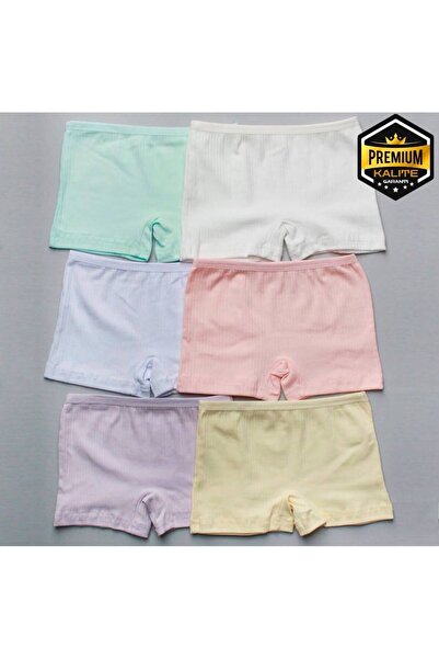 medineticaret 6-Piece Premium Natural Cotton Report-Tested Girls' Boxers