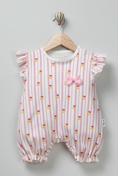 mandalinsbaby Floral Baby Girl Shorts Jumpsuit