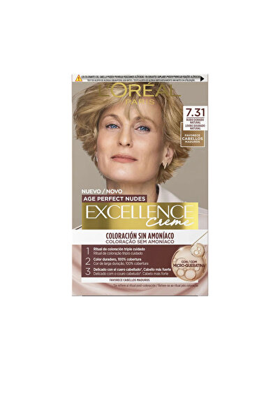 L'Oreal Paris Excellence Creme Ammoniakfreie Haarfarbe Mit Mikrokeratin #7.31...