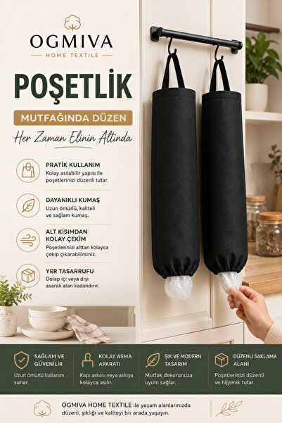 OgMiva 2'li Asılabilir Poşet Düzenleyici Organizer – Poşetlik Ve Düzenleyici ...