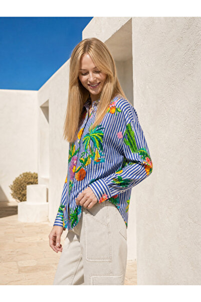LAVIEER Riviera oversized shirt
