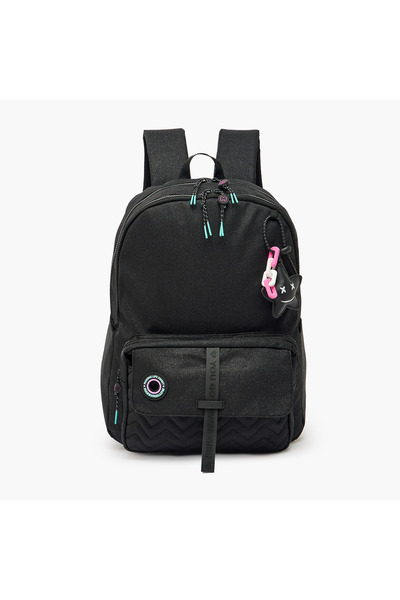 Marshmallow Solid Backpack for Girls 8-13 Years with Padded Shoulder Straps -...