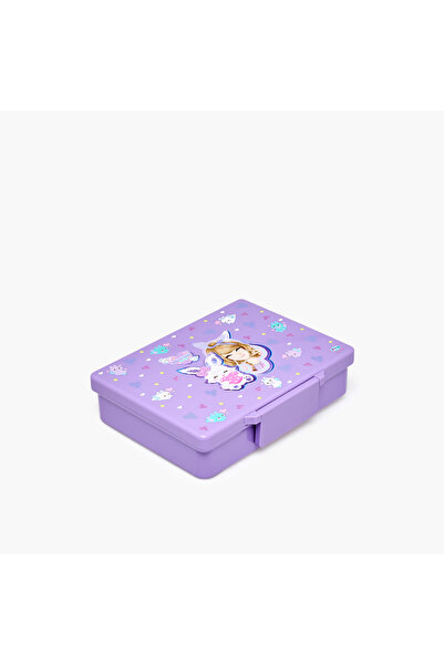 minmie Printed Lunch Box for Girls with 5 Compartments
