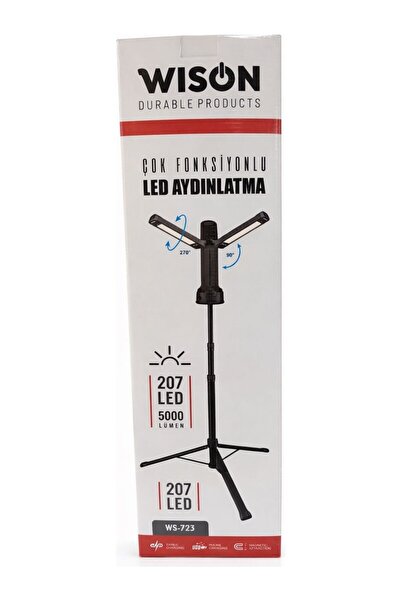 wison WS 723 Çok Fonksiyonlu LED Aydınlatma 207 LED 5000 Lümen