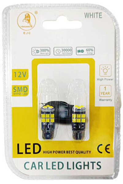 Other Ejc Λάμπες Αυτοκινήτου 15 LED 12V-24V 2 τεμάχια Ψυχρό Φως – Φως LED