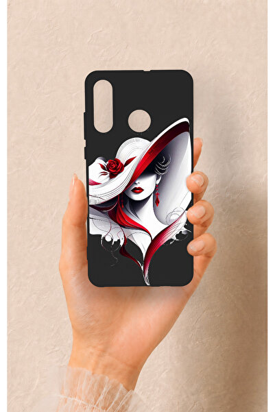 Vip Case Huawei P30 Lite Uyumlu Matmazel Desenli Silikon Kılıf