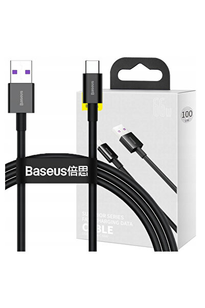 Baseus Cablu USB la USB-C 66W pentru laptopuri și telefoane 1M cu înveliș de ...