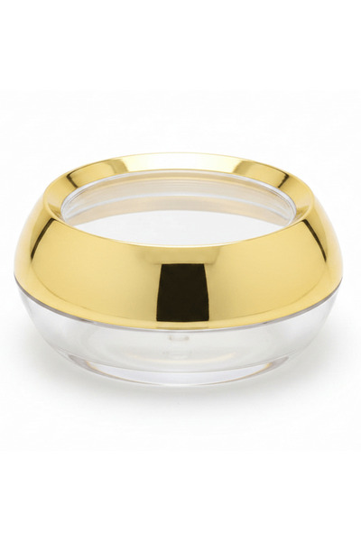 AKDC Acrylic Gold Saffron Box – 6 cm / 8 cm
