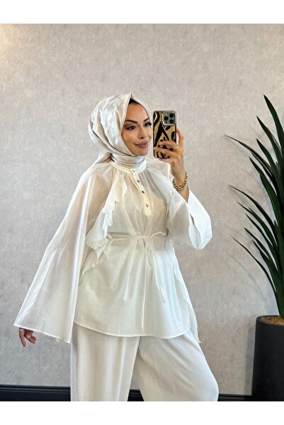 Merwishop Mrw1633 frill shirt white