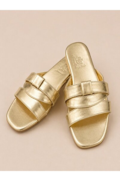 Gezegen 3971 Slip-On Slippers Gold