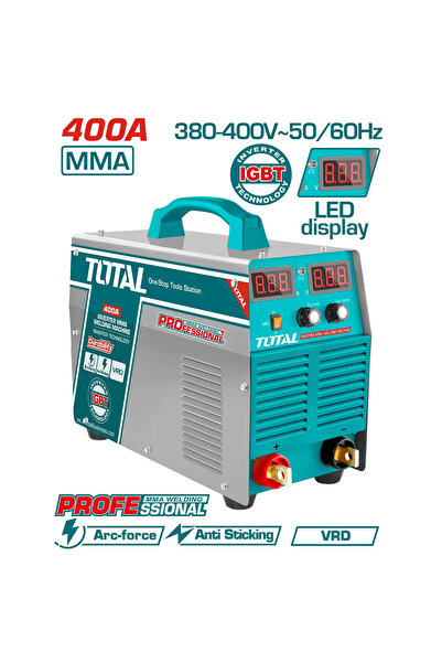 TOTAL ماكينة لحام انفرتر 400A MMA TW24003 توتال