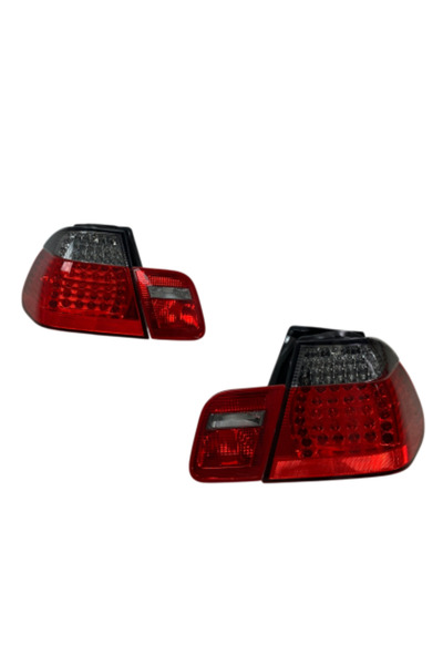 OEM Πίσω φώτα LED για BMW E46 σεντάν (2001-2005) - φιμέ φλας - σετ 2 τεμαχίων.