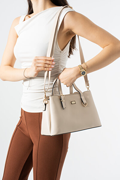 Sanmorris Viatox Vs 1445 Women's Shoulder Bag Handbag Crossbody Bag Cream