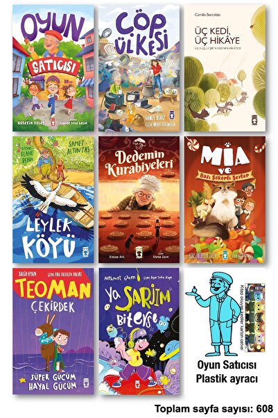 Timaş Çocuk Oyun Satıcısı Çöp Ülkesi Üç Kedi Hikaye Leylek Köyü Dedemin Kurab...