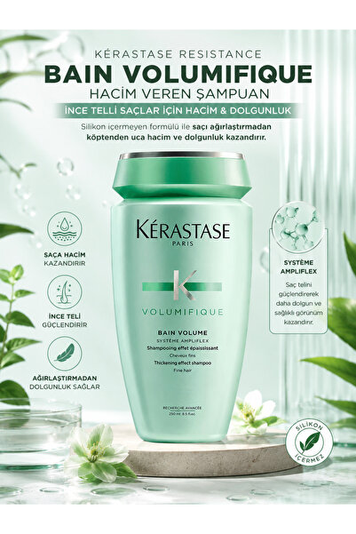 Kerastase Strengthening and Volumizing Shampoo for Fine and Thinning Hair 250 ml