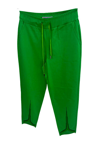 ZANESSI Plus Size Elastic Waist Lycra Fabric Women's Trousers