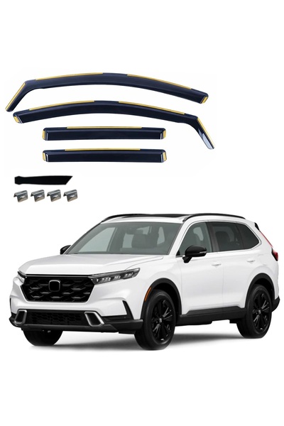 Flexzon Ανεμοθραύστες για HONDA CRV 2023-2025 4 τεμάχια. FZVETRBR0103