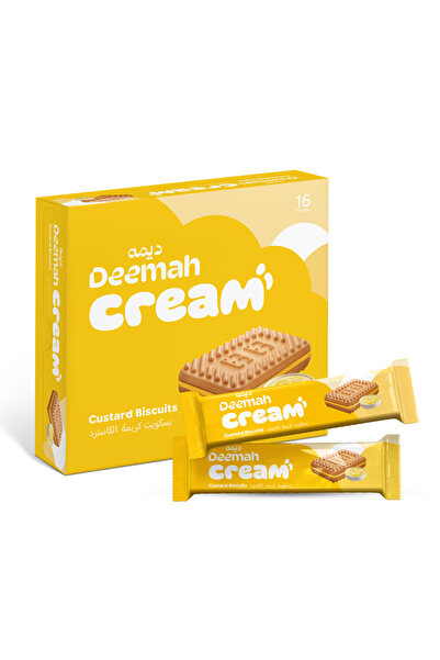 DİMA Banana Cream Biscuits – 16 x 27g