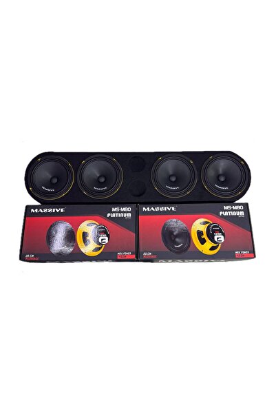 Massive MS-M80 ÜNİVERSAL PANDİZOTLU TANESİ 450W 175RMS 20CM İKİ TAKIM MİDRANGE