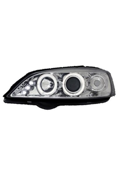 Opel Εμπρόσθια προβολείς LED angel eyes για Astra G (1998-2004) - χρωμιωμένοι...