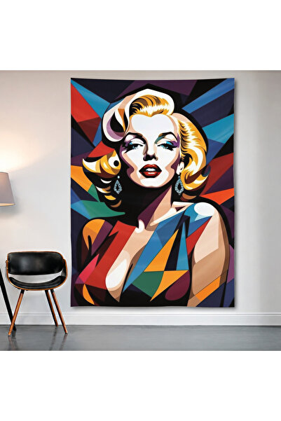 Geek Cultcha Marilyn Monroe Pop Art Wall Covering Wall Tapestry First Quality...