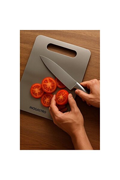 Empressco Sturdy 20X30 cm Stainless Steel Cutting Board, Durable and Practica...
