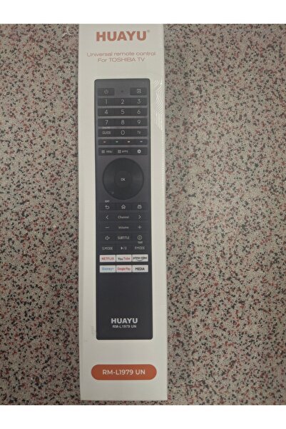 HUAYU Telecomanda pentru Led-Lcd Toshiba RM-L1979 UN, cu Netflix, YouTube, Pr...