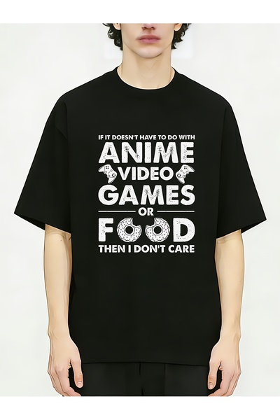 Ekim11 تي شيرت رجالي من Gamer Lover بطبعة "إذا لم يكن الأمر متعلقًا بالأنيمي ...