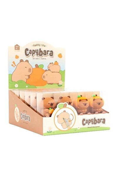 fandy Ascutitoare pentru creioane Capybara, figurina din vinil, model mix ale...