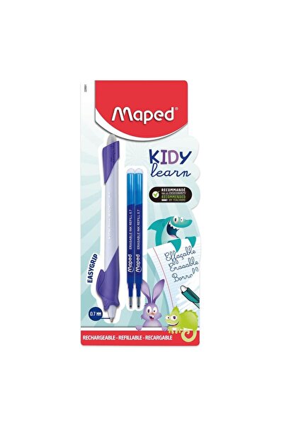 Maped Pix/roller Kidy Learn, cerneala stersabila 0,7 mm, reincarcabil, maner ...