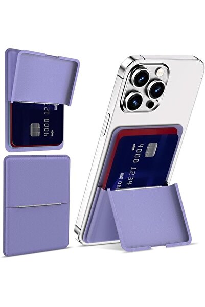 Generic Magnetic Card Holder Compatible with MagSafe Wallet, Leather Phone Wa...