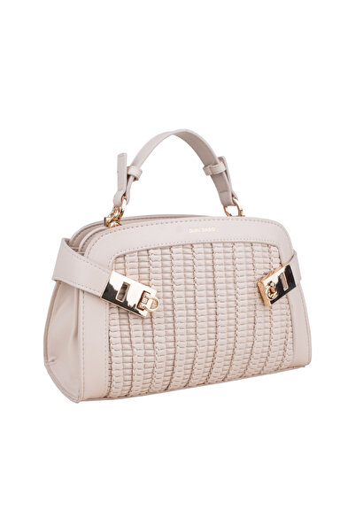 dukidasoturkiye Duki Daso Women's Light Beige Hand and Shoulder Bag - Knitted...