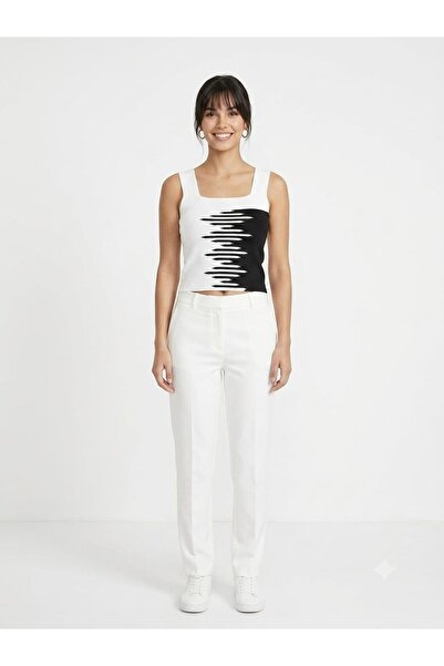 onno style women Square Collar Sleeveless Strappy Women's Bluz