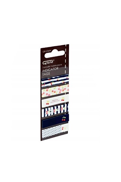 GRAND Set etichete de indexare, Cherry, 45x12mm, 6 x 20 bucati