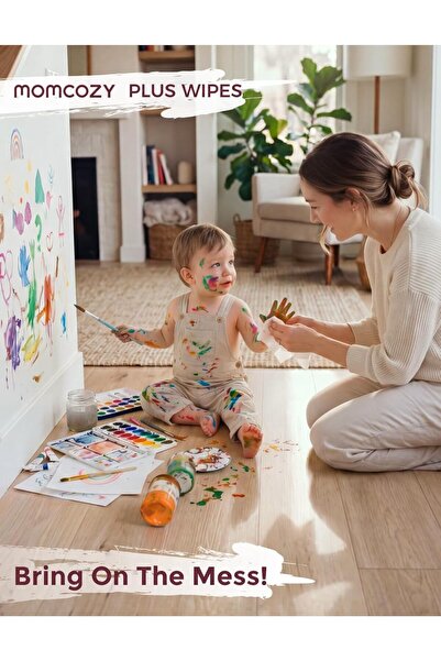 Momcozy Pachet 12 buc x 60 Servetele Umede pe baza Apa , Hipoalergenice , Fara parfum EXTRALARGE 720 buc