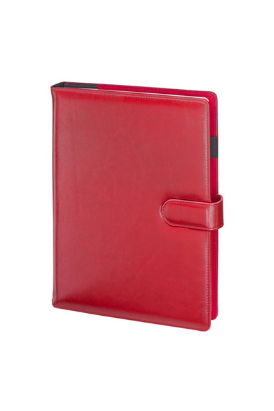 OEM Agenda, A4, ecopiele, cu inele detasabile, rosu