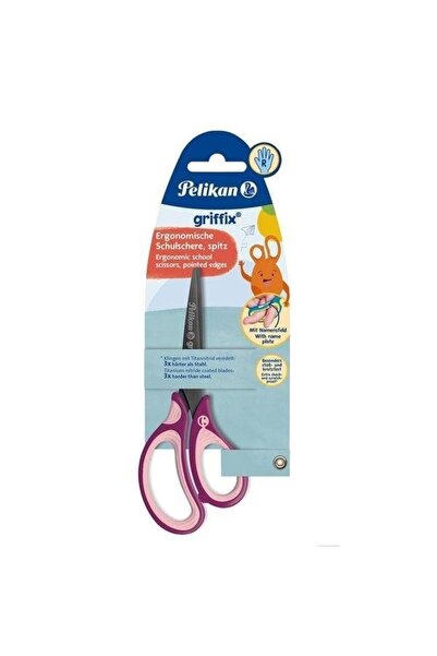 Memobe Foarfece 17cm, otel inoxidabil, manere profilate, multicolor