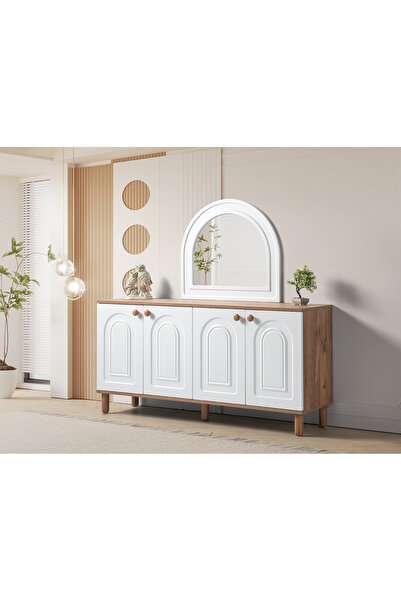Erz Design Bohem Zambak Konsol Büfe Aynasız 161x45x83cm