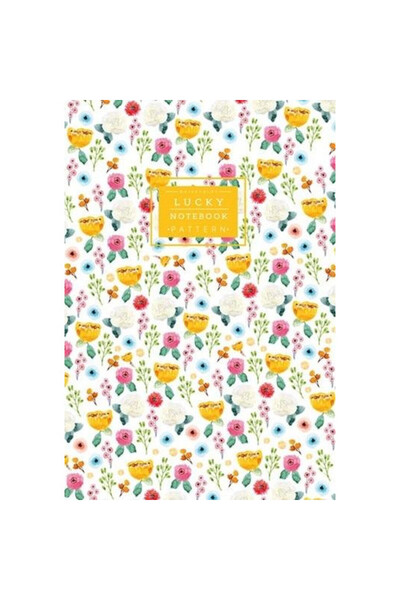 Fresh Caiet / notebook A5 64 file, liniat, cu model flori galbene, coperta in...