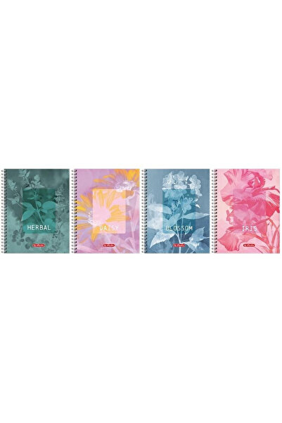 Herlitz Set 5 caiete A5 multicolor 80 file, in carouri