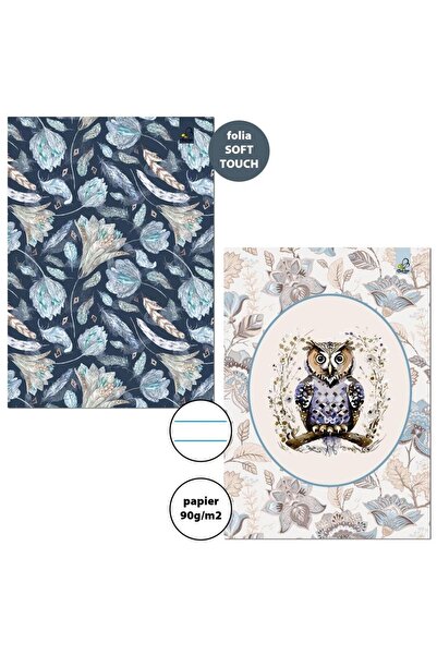 OEM Caiete A4 Bee-Bee Boho set 5 buc multicolor 90g/m2 soft touch