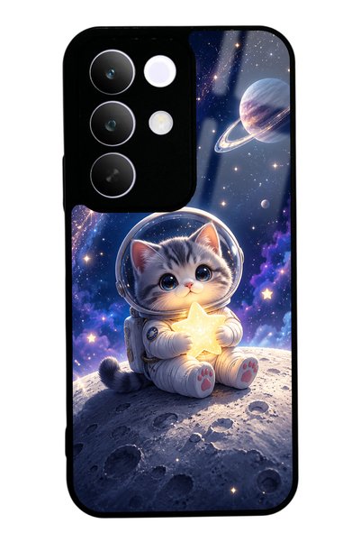 Spoyi Realme C85 Starlight Space Kitty Design Glossy Phone Case