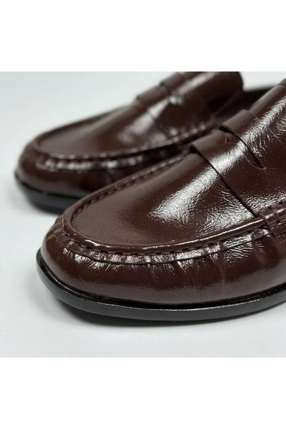 SHOELUKS Milano Brown Loafer Slippers
